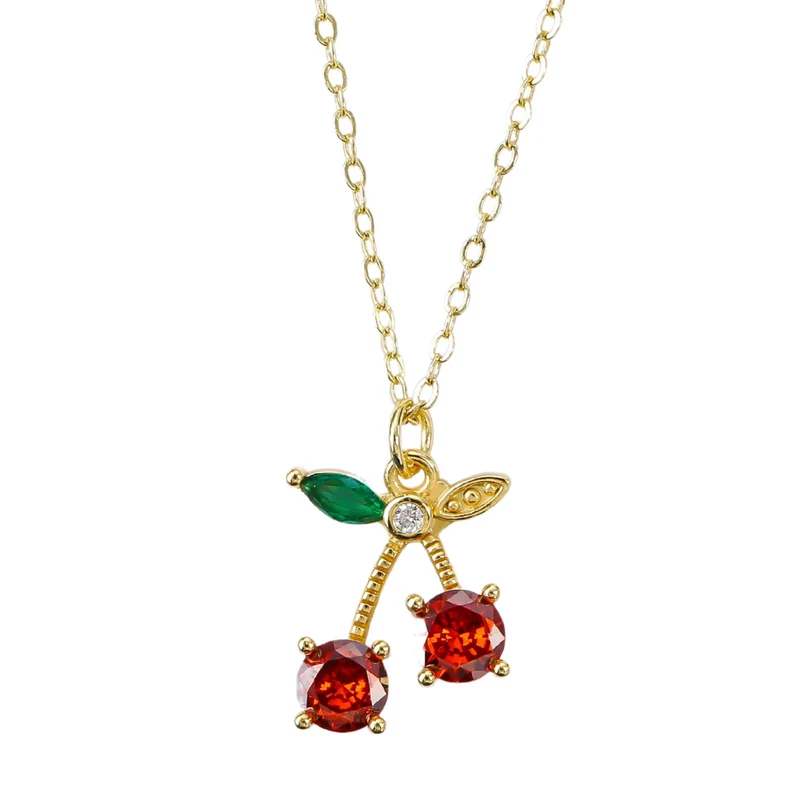 Collier Cerise Rouge