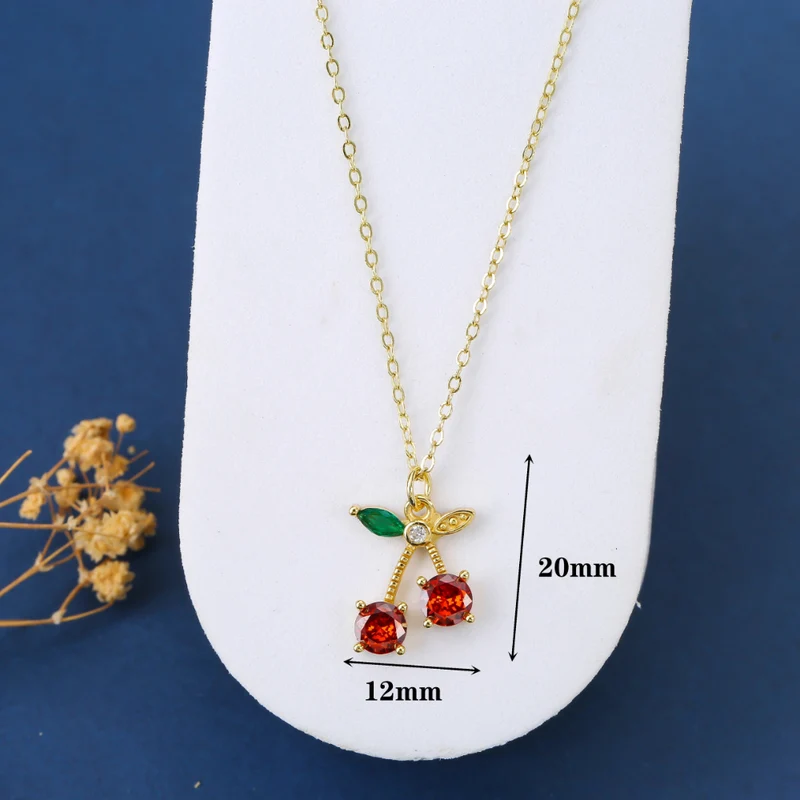 Collier Cerise Rouge