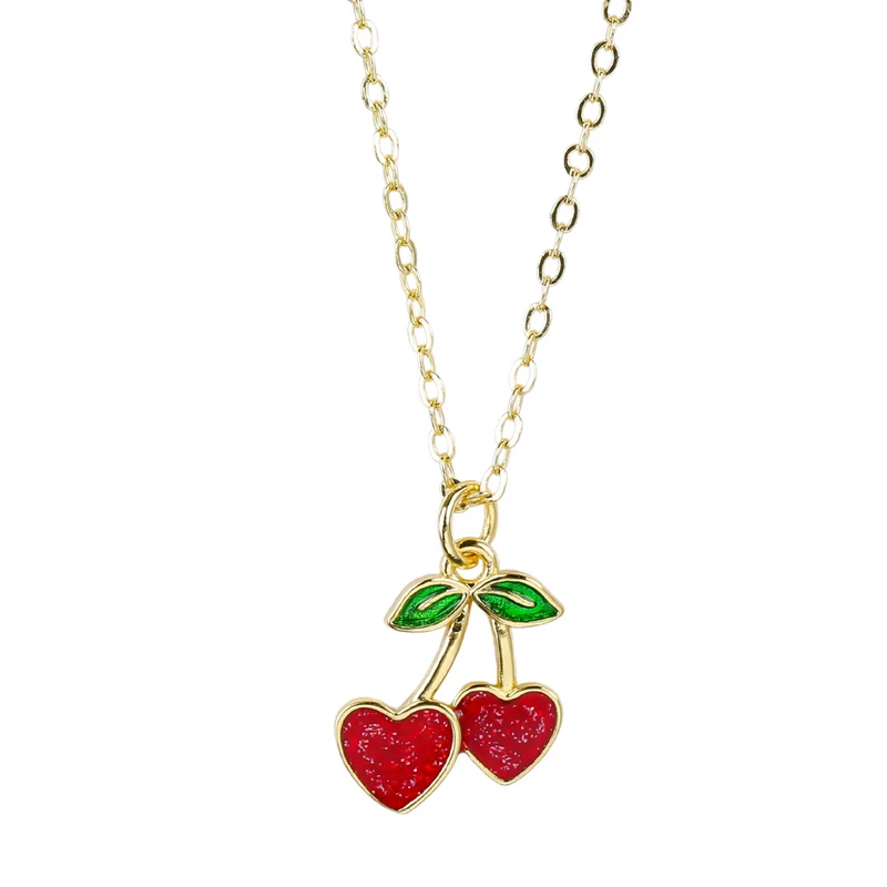 Collier Cerise Cœur