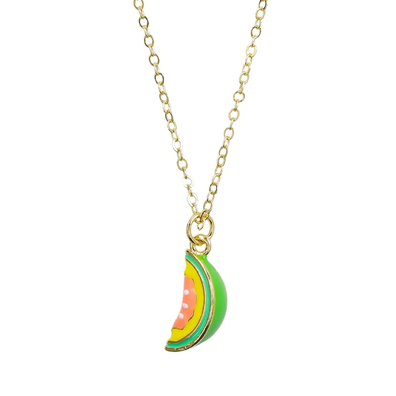 Collier Pastèque Verte