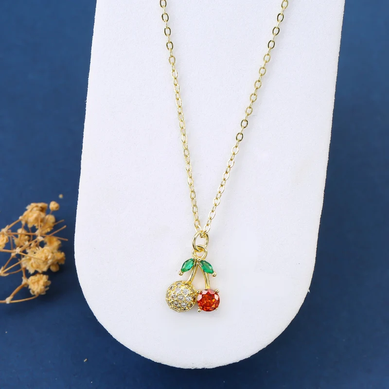 Collier Cerise Strass