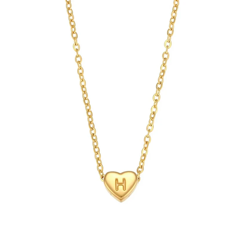 Collier Initiale Cœur