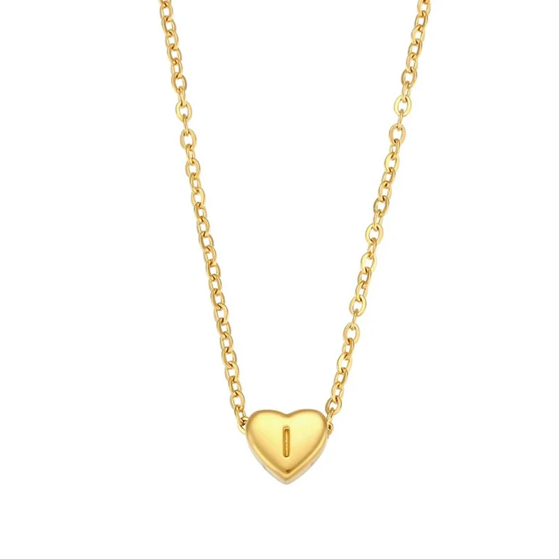 Collier Initiale Cœur