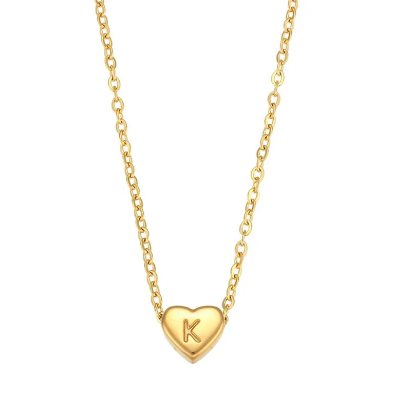Collier Initiale Cœur