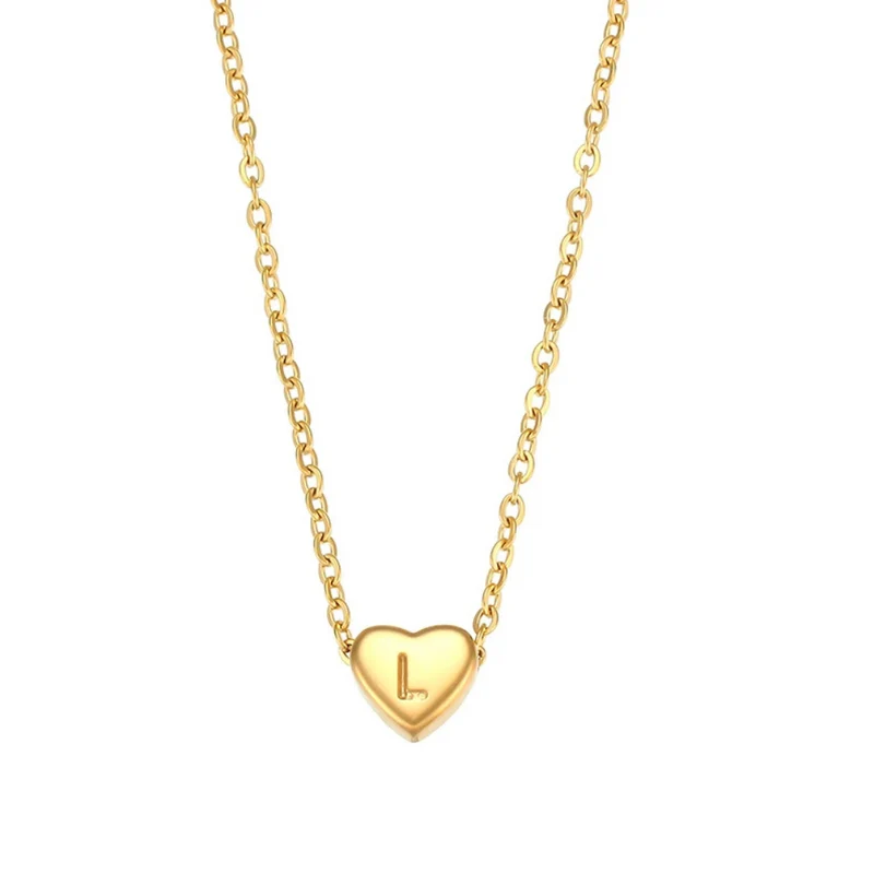 Collier Initiale Cœur