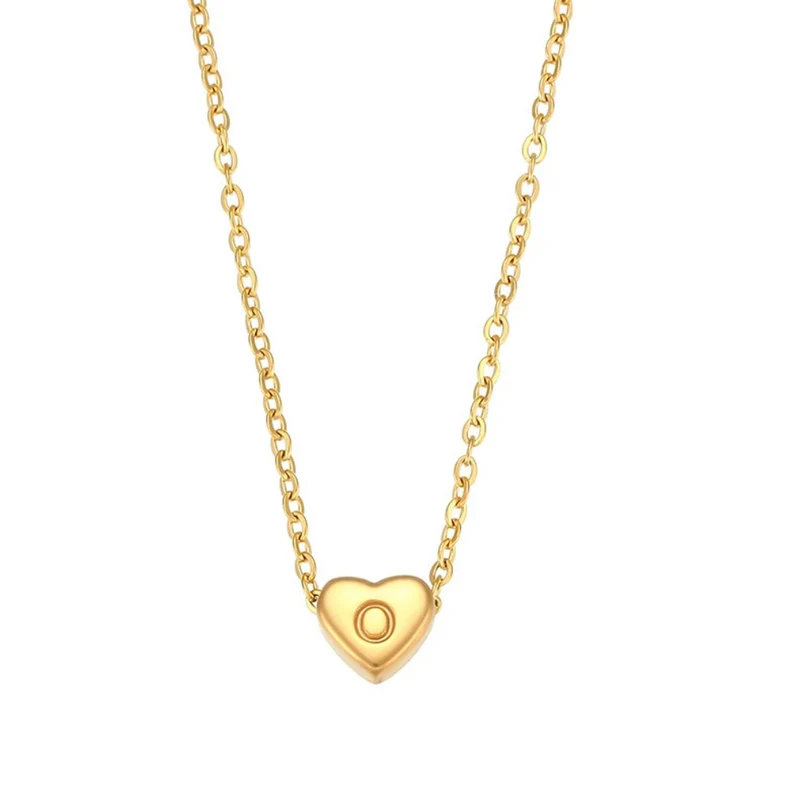 Collier Initiale Cœur