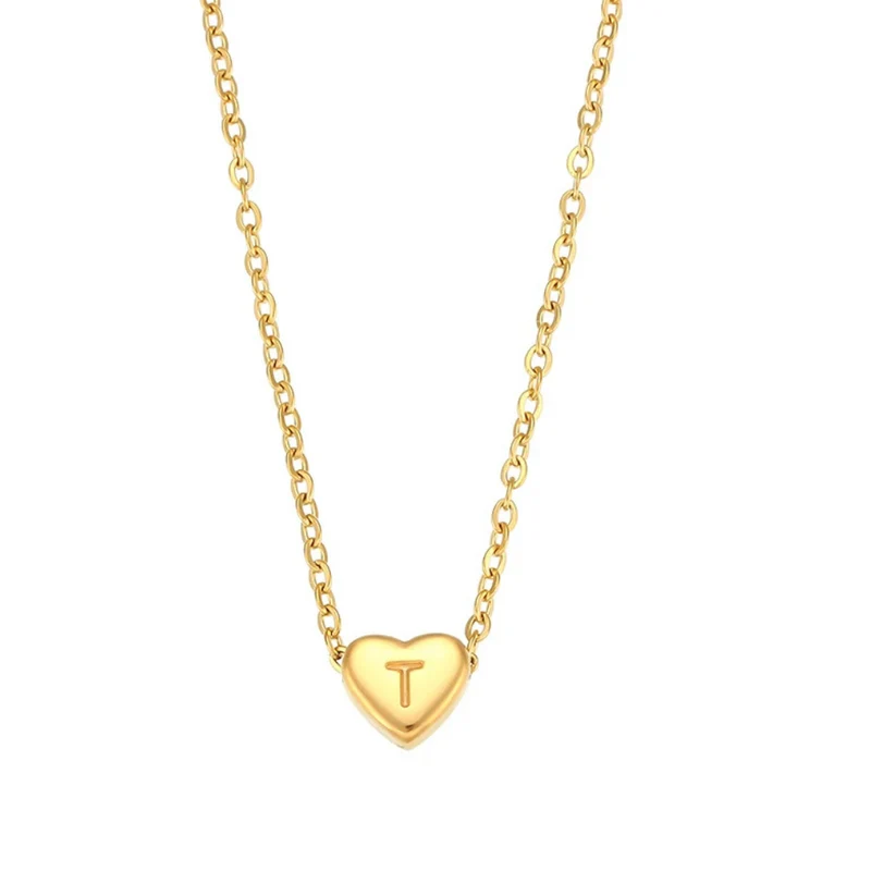 Collier Initiale Cœur