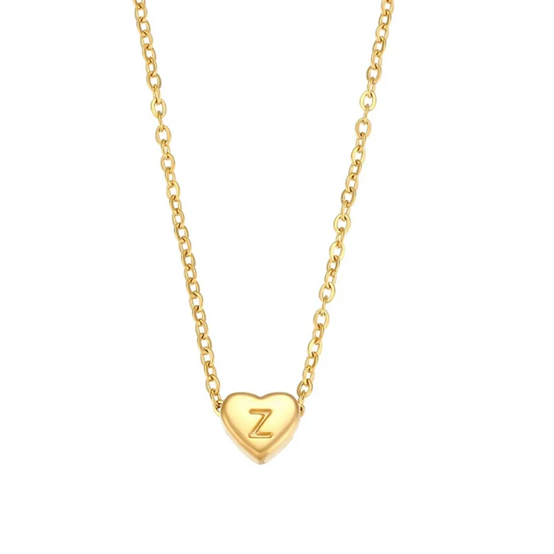 Collier Initiale Cœur