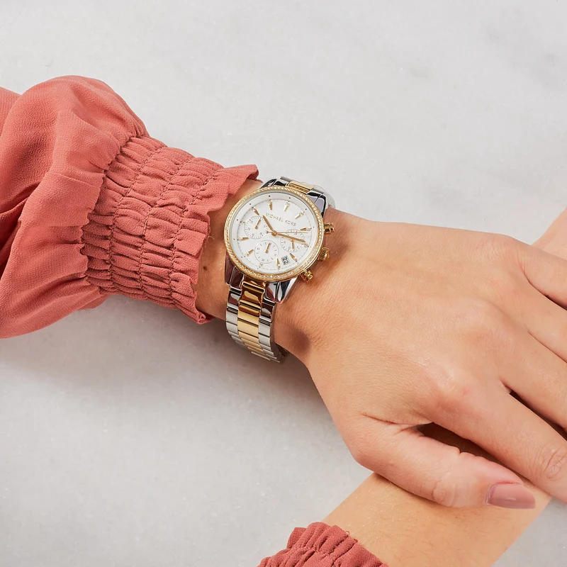 Michael Kors Bryant Femmes Montre Argent MK6474