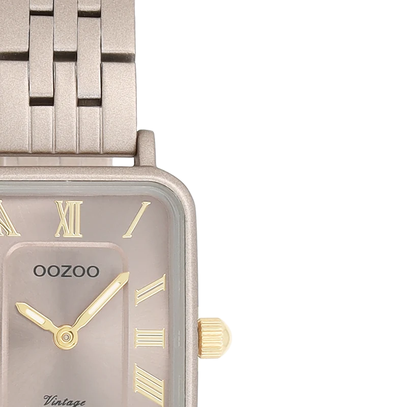 OOZOO Vintage Montre Femme Taupe C20412