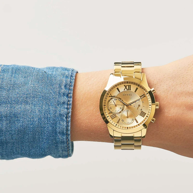 GUESS Femmes Montre Or W1070L2