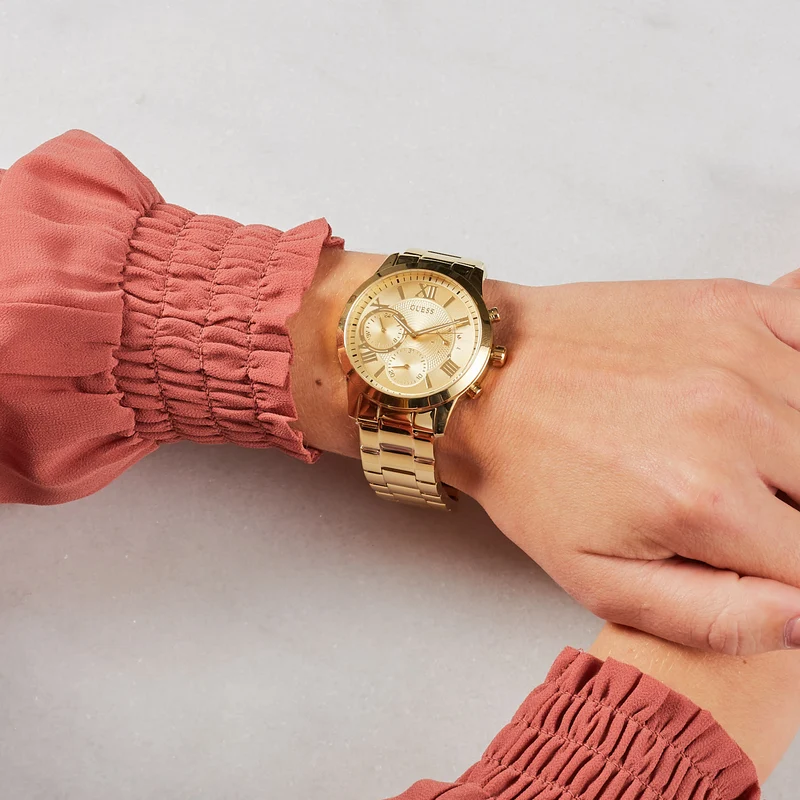 GUESS Femmes Montre Or W1070L2