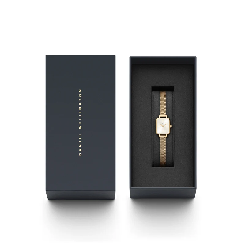 Daniel Wellington Quadro Femmes Montre Or DW00100656