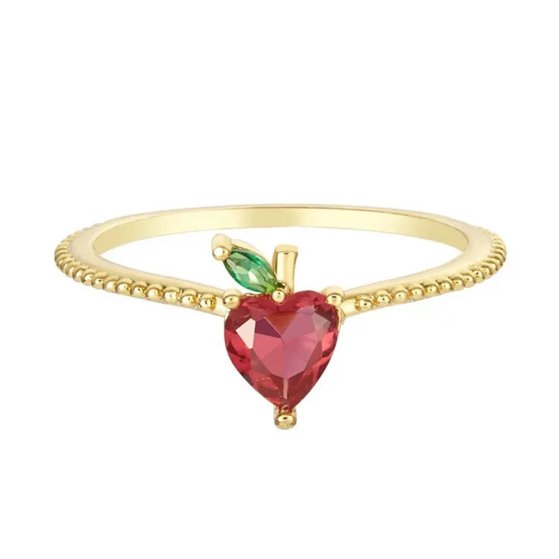 Bague Pomme Cœur