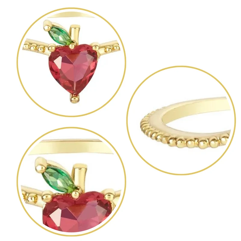 Bague Pomme Cœur