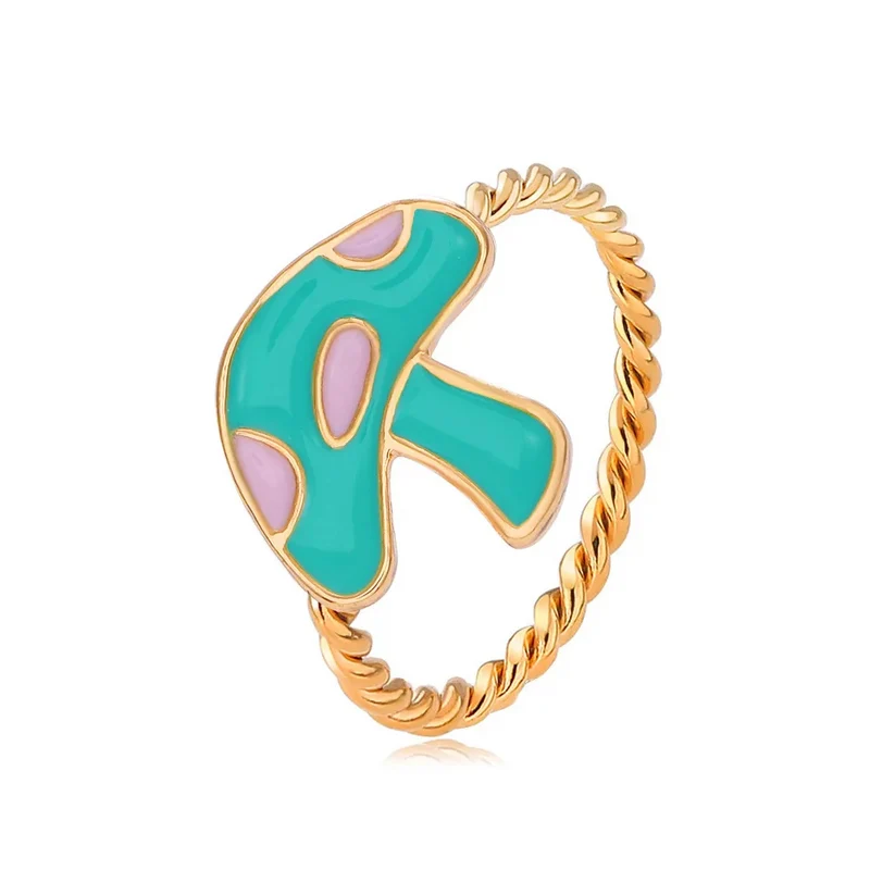 Bague Champignon Vert
