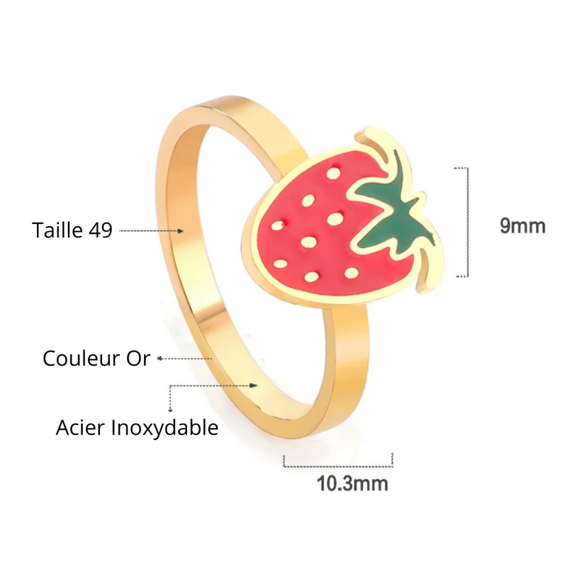 Bague Grande Fraise