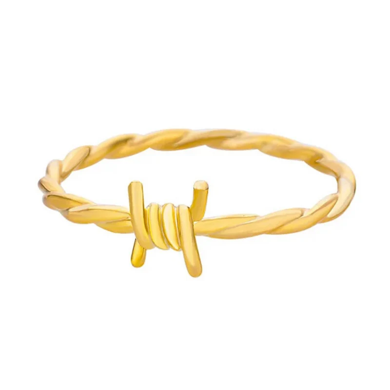 Bague Barbelé Femme