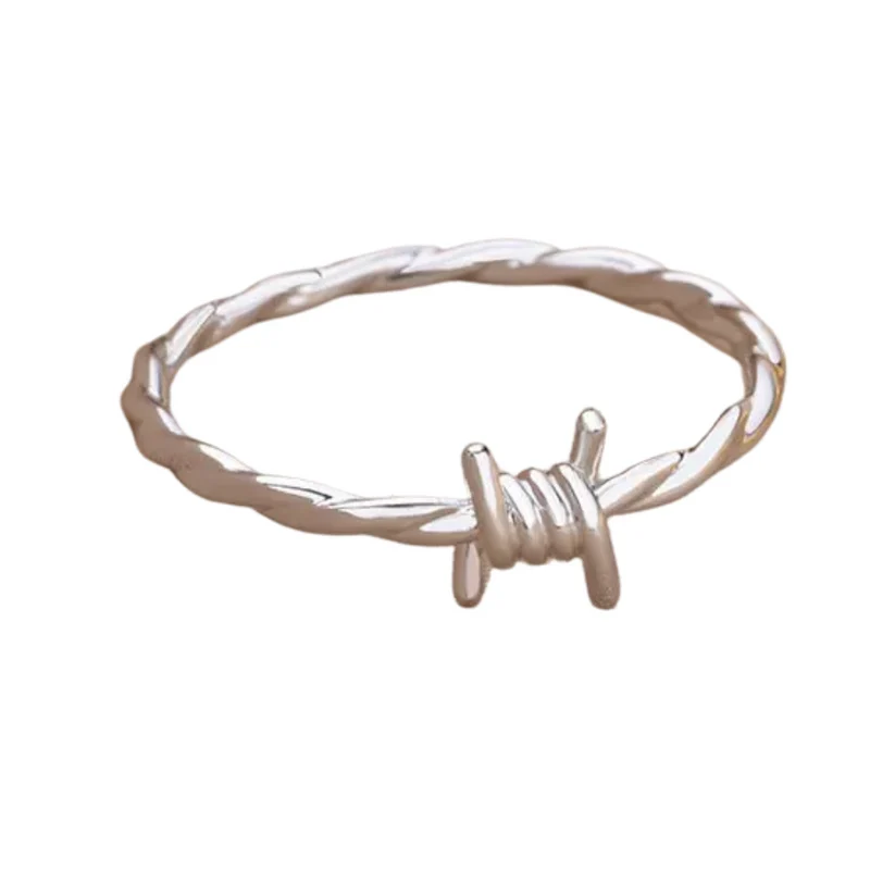 Bague Barbelé Femme