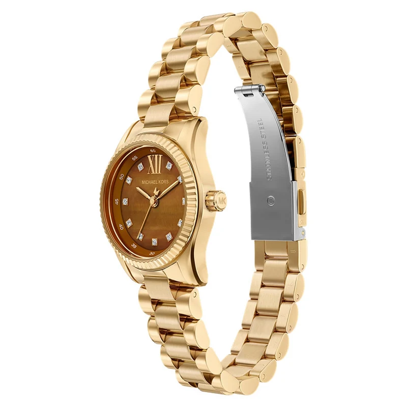 Michael Kors Lexington Round Brown Dial Watch MK7578