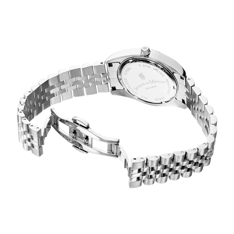 Jacques du Manoir Inspiration Femmes Montre Argent NRO.05