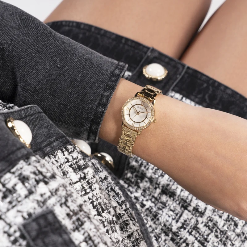 GUESS Femmes Montre Or GW0468L2