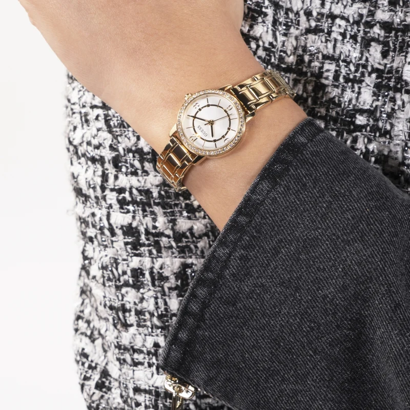 GUESS Femmes Montre Or GW0468L2