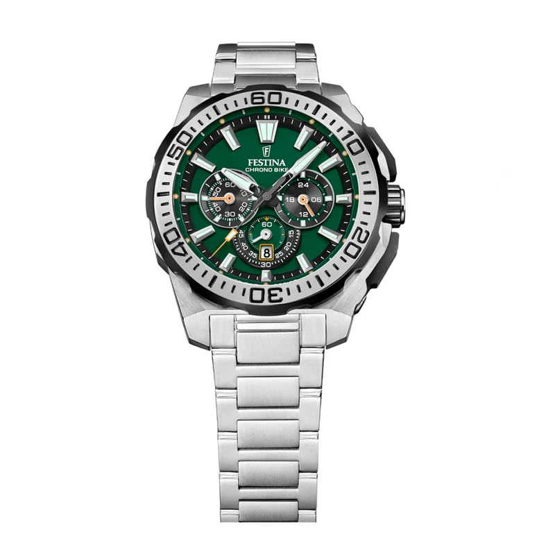 Festina Chrono Bike Montre Verte Pour Hommes F20724/3