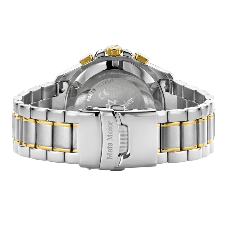 Mats Meier Ponte Dei Salti Hommes Montre Argent MM00504