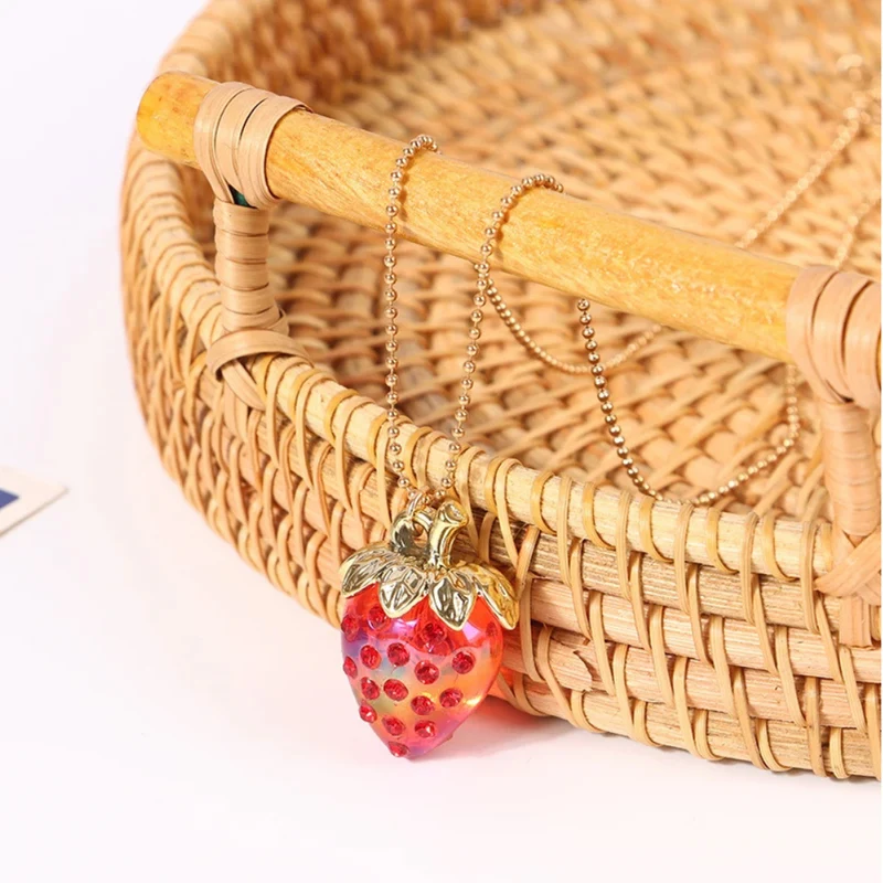 Collier Pendentif Fraise
