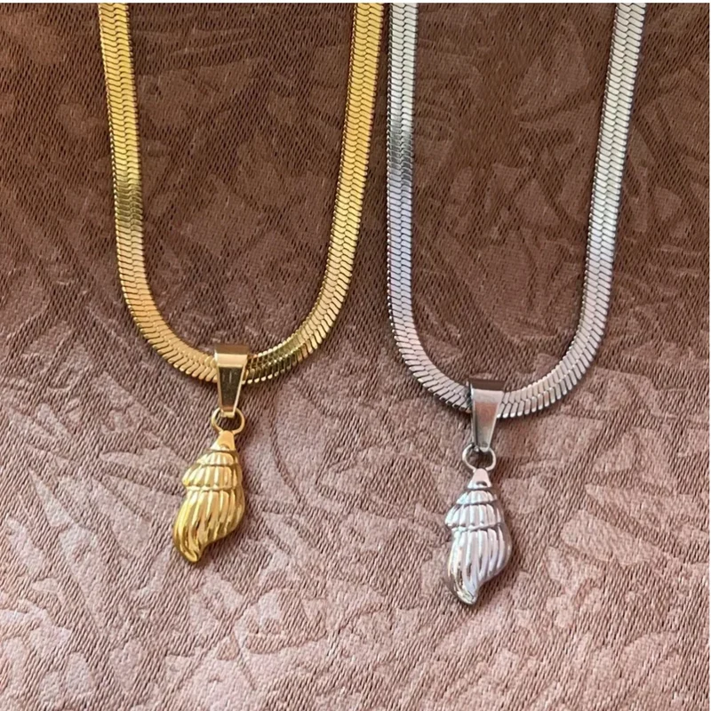 Collier Escargot Femme