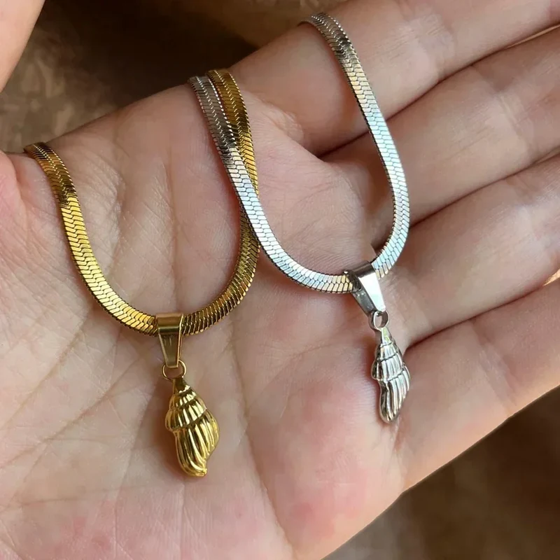 Collier Escargot Femme