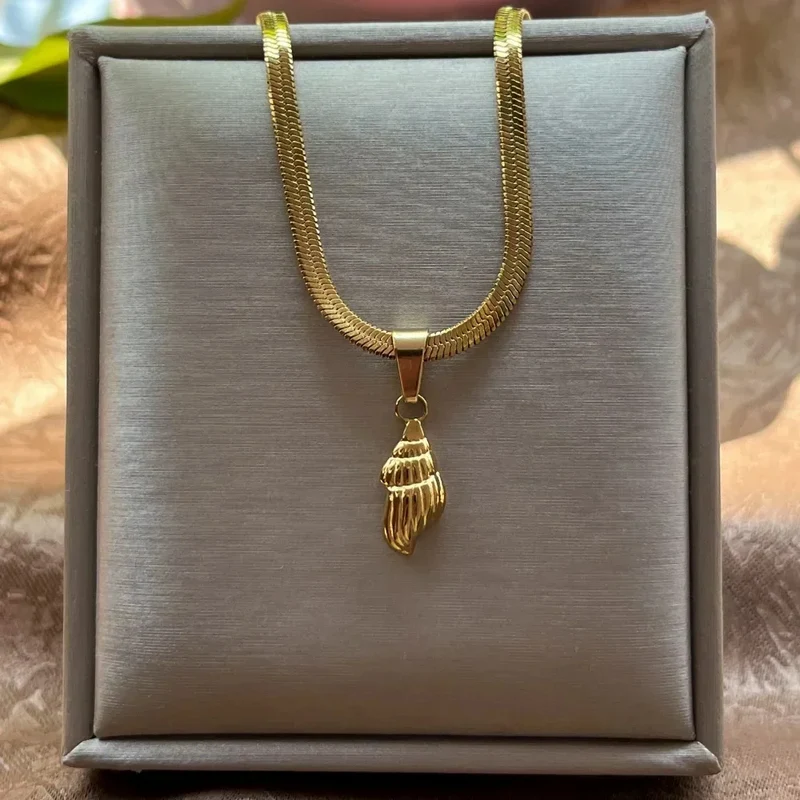 Collier Escargot Femme