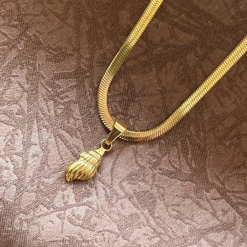 Collier Escargot Femme