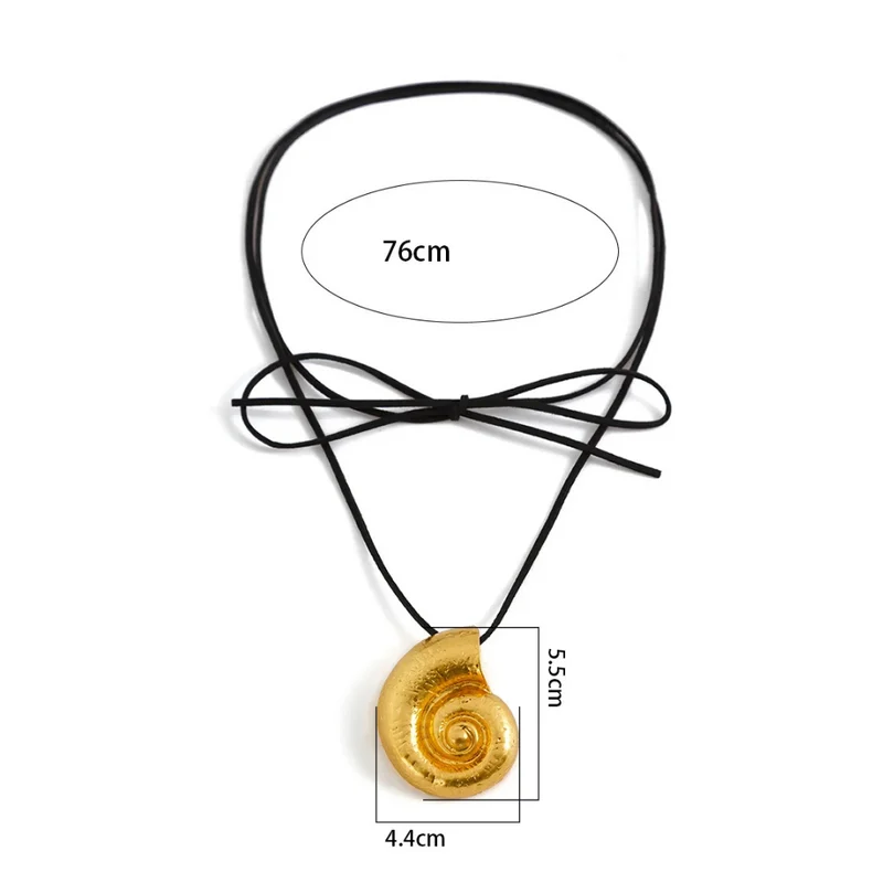 Collier Escargot Corde