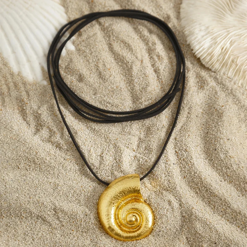 Collier Escargot Corde