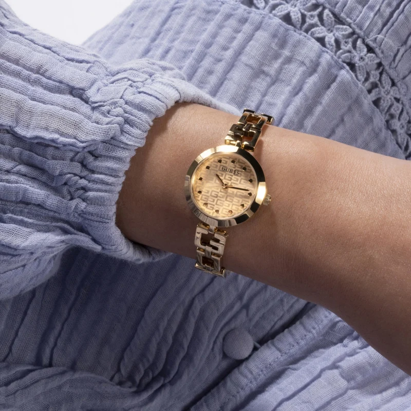 GUESS Femmes Montre Or GW0549L2