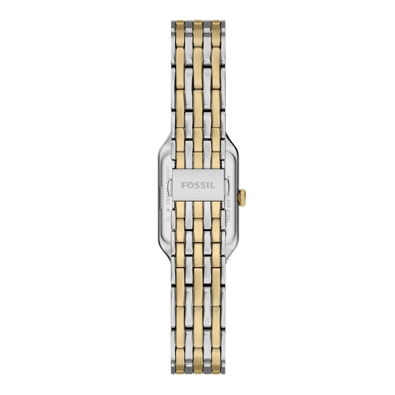 Fossil Raquel Mini Rectangular White Dial Watch ES5468