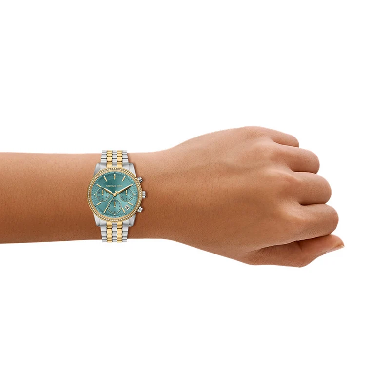 Michael Kors Bryant Round Blue Dial Watch MK7582