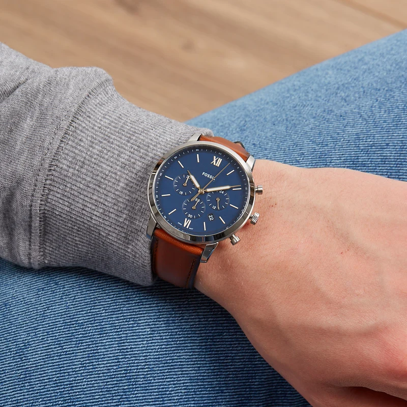 Fossil Neutra Chrono Hommes Montre Marron FS5453