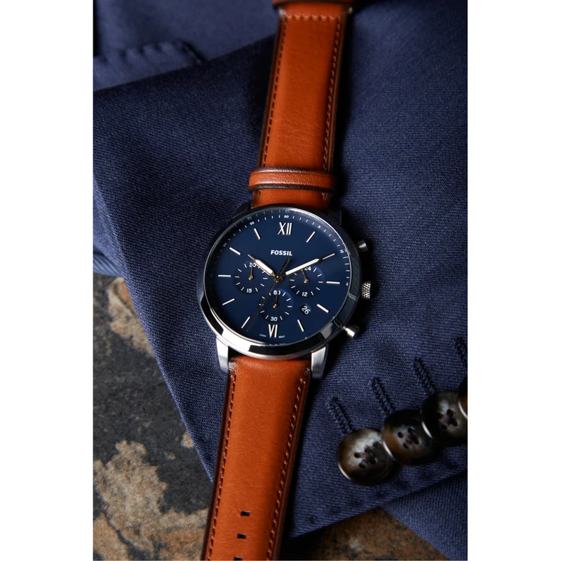 Fossil Neutra Chrono Hommes Montre Marron FS5453