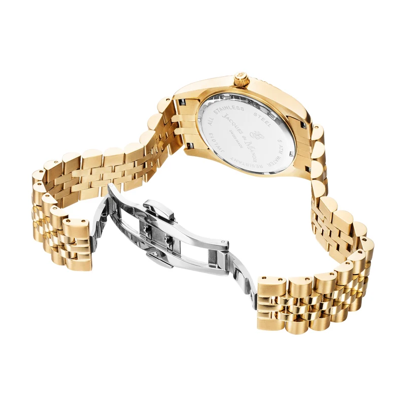 Jacques du Manoir Inspiration Prestige Femmes Montre Or JWL01804