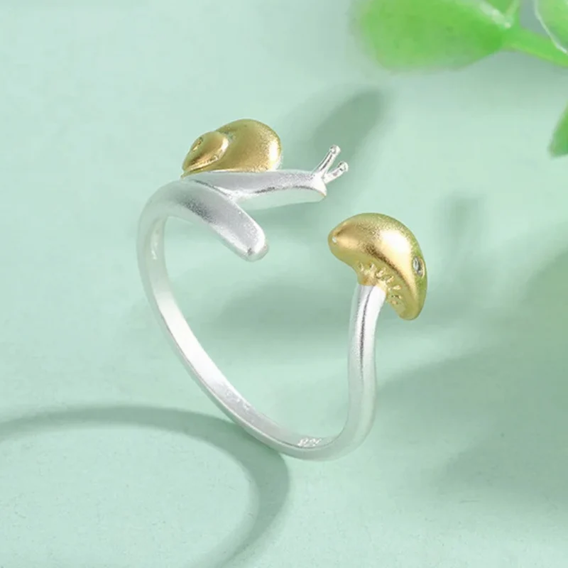 Bague Escargot Champignon