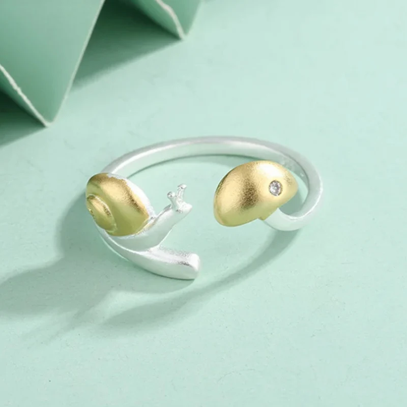 Bague Escargot Champignon