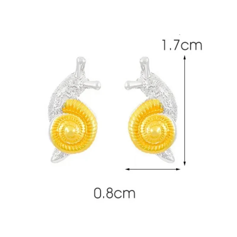 Boucles d'Oreilles Escargot Femme