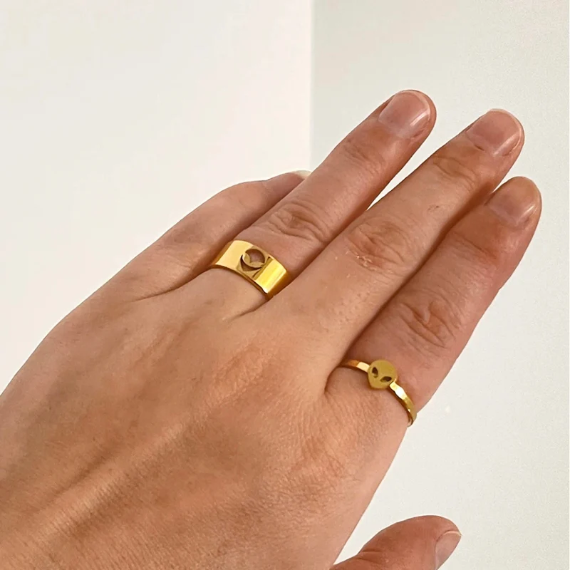 Double Bague Alien