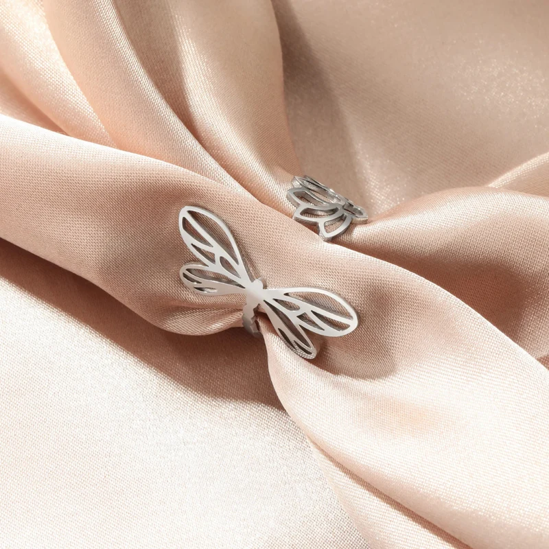 Bague Libellule Lotus