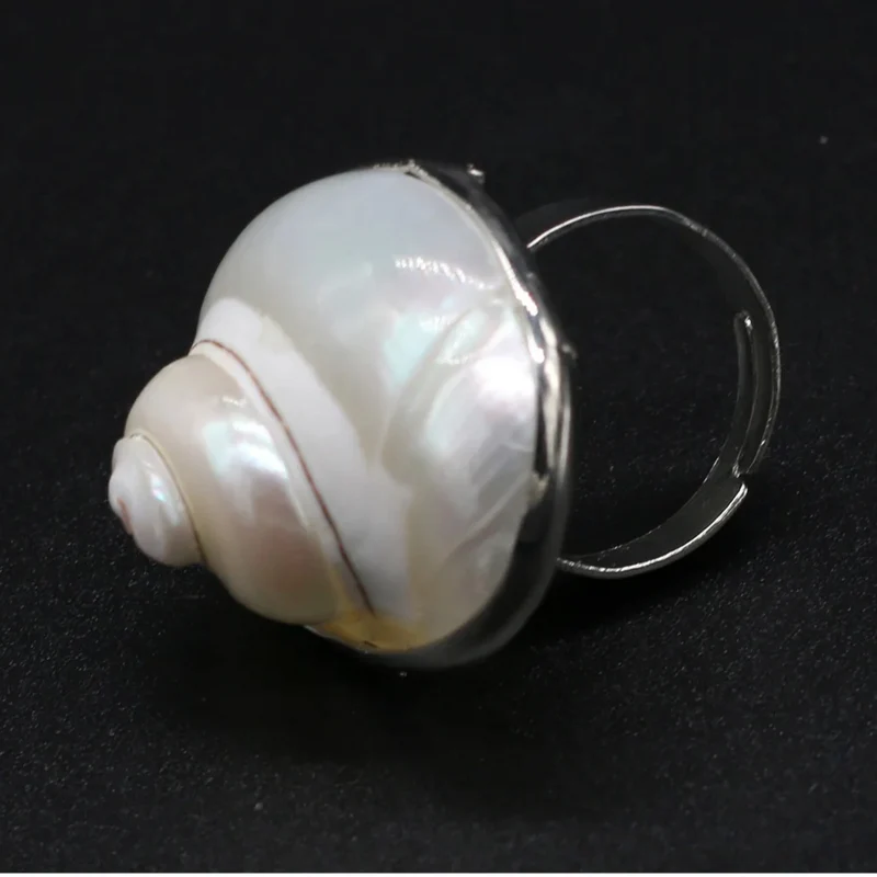 Bague Escargot Blanc