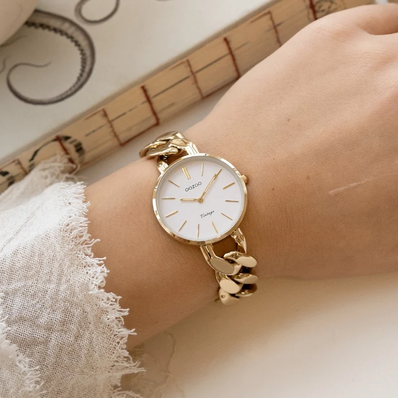 OOZOO Vintage Femmes Montre Or C20357