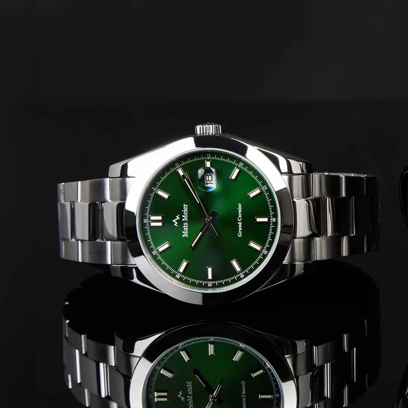 Mats Meier Grand Cornier Hommes Montre Argent MM00516